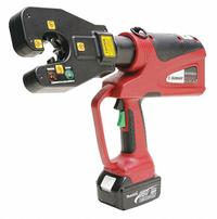 BURNDY Cordless Crimping Tool: 18 V, Dieless Head, 1,000 kcmil Max Copper, C-Head Head, 6 ton Force (MPN PAT4PC834LI). Key specifications — attr532196: Yes; attr557685: 8 AWG; attr557684: 8 AWG; attr557683: 1,000 kcmil; attr557682: 750 kcmil; attr532165: Makita 18V LXT; attr533563: Burndy; attr532179: Battery.