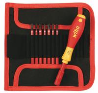 WIHA Multi-Bit Screwdriver: Phillips/Slotted/Torx/Xeno Tip, #1/#2/4 mm/6.5 mm/T15/T20 Tip Size (MPN 28391). Key specifications — attr1205339: Torx: T15 + T20; attr1205303: WIHA.