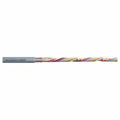 CHAINFLEX Data Cable: 26 AWG, 14 Conductors, Order by the Foot, PUR Jacket - Continuous Flexing Data Cables