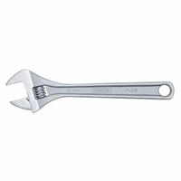 PROTO Adjustable Wrench: Alloy Steel, Chrome, 10 1/8 in Overall Lg, 1 3/8 in Jaw Capacity (MPN J710B). Key specifications — attr309359: Chrome; attr324924: PROTO; attr309358: Alloy Steel.