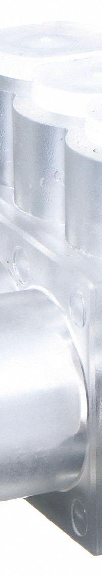 BURNDY Multitap Connector: 3 Port, Single-Sided Entry, 14 AWG – 4 AWG Wire Size, Clear (MPN BIBS43). Key specifications — Body Material: Aluminum; Brand: BURNDY.