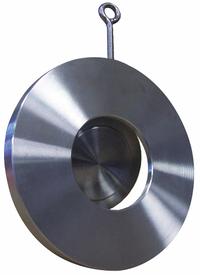 CHAMPION Check Valve: Swing, Inline Valve Body, 12 in Pipe Size, Flange, 316 Stainless Steel, Flange (MPN 12SDS15-SSP-R). Key specifications — Seat Material: Metal; Brand: CHAMPION; Disc Material: 316 Stainless Steel.