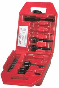 MILWAUKEE Contractor Self Feed Drill Bit Set: Hex, 6 5/8 in Overall Lg, Steel, 4 Drill Bits (MPN 49-22-0135). Key specifications — attr255730: (1) Carrying Case; attr325817: Contractor Self Feed Drill Bit Set; attr277224: MILWAUKEE.