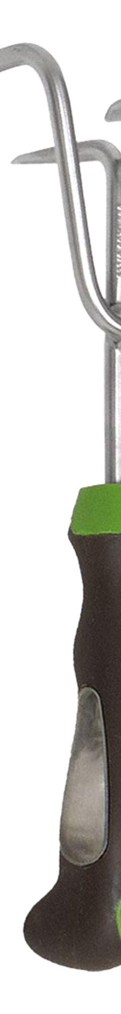AMES Hand Cultivator: Stainless Steel Tines, 3 Tines, Polyethylene Handle (MPN 24452GR). Key specifications — Tine Material: Stainless Steel.