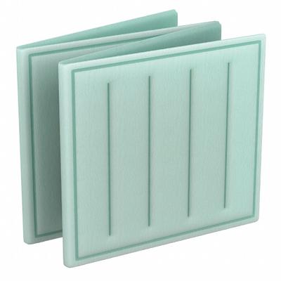 GRAINGER Link Air Filter: 25 in x 25 in x 1 in, 25 in Section Wd, 4 Sections, 2 Ply - MERV 8 Link Air Filters