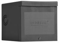 GENERAC Power Inlet Box: 50 A Current Rating, Non-NEMA (CS6375), 1TGK7, Nylon, 5 in Overall Ht (MPN 6338). Key specifications — Enclosure Material: Nylon; Use with Transfer Switch: 1TGK7; Brand: GENERAC.