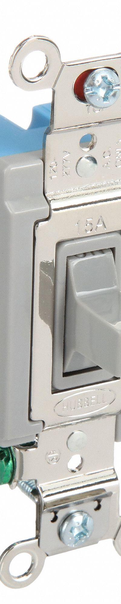 HUBBELL Wall Switch: Toggle Switch - Toggle Wall Switches