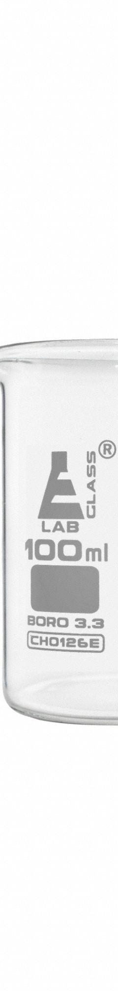 EISCO SCIENTIFIC Beaker Set: 50 mL_100 mL_250 mL, 8.45 fl oz_3.38 fl oz_1.69 fl oz, B, Low Form (MPN CH2019005). Key specifications — USP Specification: Type I; Brand: EISCO SCIENTIFIC; Color Coding: Colorless.