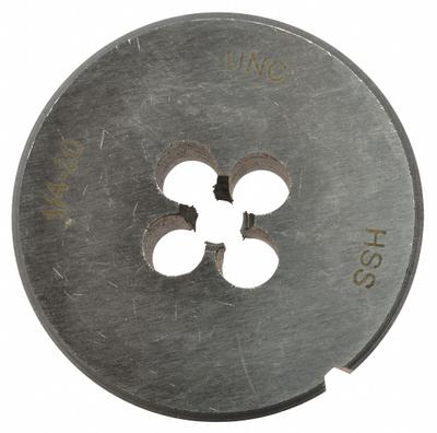 WESTWARD Die, 1/4in-20NC Solid 1-1/2in O.D.: For 1PZ34/1PZ35 - Westward Power Tool Parts
