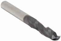 APPROVED VENDOR Square End Mill: Carbide, AlTiN Coated, 2 Flute, 1/8" Mill Dia, 3/4" LOC, 2-1/4" OAL (MPN 213-001004)