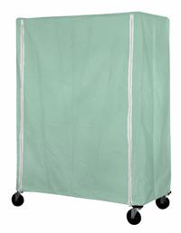 EAGLE GROUP Utility Cart Cover: Green, Nylon, Zipper, 72 in Wd, 74 in Ht, 24 in Dp (MPN CZC-74-2472-LG). Key specifications — For Use With: DTSC2436S; Brand: EAGLE GROUP.