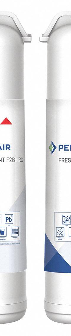 PENTAIR Quick-Connect Water Filter: 0.5 micron Micron Rating, 675 gal Service Life - Gallons, Carbon (MPN 655126-96). Key specifications — Filter Media: Carbon; Reduces: Cyst.