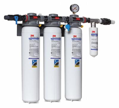 3M Water Filtration System: 0.2 micron, 15 gpm, NPT, 24 1/8 in Overall Ht - Multi-Purpose Water Filter Systems
