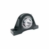 TIMKEN Pillow Block Bearing: 35 mm Bore, Cast Iron, Set Screws, 47.63 mm Shaft Ht, 5000 RPM Grease (MPN YAS 35 SGT). Key specifications — Brand: TIMKEN; Maximum Speed: 5000 RPM Grease; Mounting Bolt Size: M12; System of Measurement: Metric.