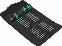 WERA TOOLS 17 piece ratcheitng screwriver set: Hex/Phillips/Slotted/Square/Torx Tip, 16 Tips, Std Lg (MPN 05051531001). Key specifications — attr1205339: #1 x 89 mm; attr1205303: WERA TOOLS.
