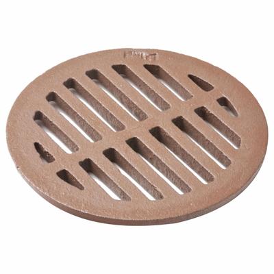 JAY R. SMITH MFG. CO Strainer: A, Round, 7 7/8 in Overall Dia, 3/4 in Overall Ht, Cast Iron - Light-Duty Floor Drain Grates (Class A)