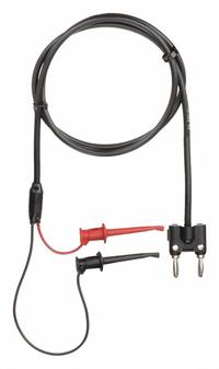 APPROVED VENDOR Test Leads: Black Electrical Current Color, Mini Clip, Double Banana Plug, 3 ft Lg (MPN 5TXD5). Key specifications — Brand: APPROVED VENDOR.