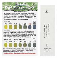 INDUSTRIAL TEST SYSTEMS Test Strips: Total Chlorine, Strip, 30 Tests, Total Chlorine (MPN 481110). Key specifications — Test Form: Strip; Brand: INDUSTRIAL TEST SYSTEMS; Parameter Measurements Included: 0 to 10 ppm Total Chlorine Method A.