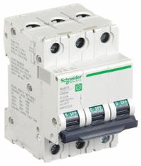 SCHNEIDER IEC Supplementary Protector: 32 A Amps, 14kA at 240V AC, Screw Clamp, C60SP (MPN M9F23332). Key specifications — Terminal Connection: Screw Clamp; Series: C60SP; AC Voltage Rating: 240/415/440V AC; DC Voltage Rating: Not Rated; Max. AIR Rating: 14kA at 240V AC; Brand: SCHNEIDER.