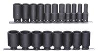 WESTWARD Impact Socket Set: 1/2 in Drive Size, Small Set (0-50 pieces) Set Size, 19 Pieces, SAE (MPN 4PRC5). Key specifications — attr1204251: WESTWARD; attr1215453: 1/2 in; attr1215454: 3/8 in to 1-1/2 in.