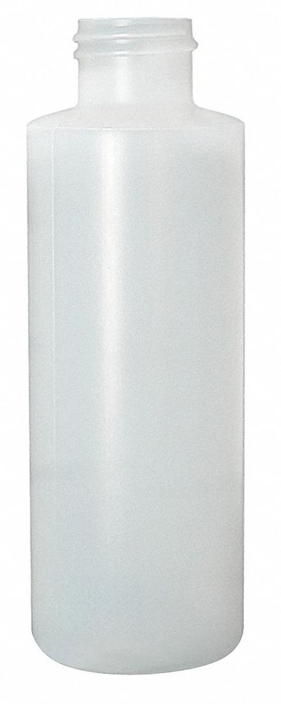QORPAK Bottle: HDPE, 32 fl oz, 960 mL, Natural, 28-400 mm Screw Closure Size, No Closure - HDPE Narrow Mouth Round Lab Bottles