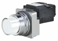 SIEMENS Pilot Light: 30 mm Panel Mounting Size, White, Incandescent, Class 52 Series (MPN 52PL4GB). Key specifications — Series: Class 52; Brand: SIEMENS; Includes Push-To-Test: No Push-To-Test Included.