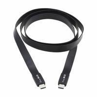 EATON TRIPP LITE Usb Cable: Type C End 1, Type C End 2, Black, 1.3 ft Lg, USB Cable (MPN U420-16N-G25AFL). Key specifications — End 1 Connection Type: Type C; Color: Black; Brand: EATON TRIPP LITE; Jacket Material: TPE; Product Type: USB Cable; End 2 Connection Type: Type C.