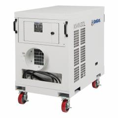 KWIKOOL Portable Air Conditioner: 3,000 sq ft – 3,600 sq ft, 60,000 BtuH, 230V AC, Cooling Only (MPN KPO5-21-3). Key specifications — Compatible Location: Indoor/Outdoor; Voltage: 230V AC; Includes Air Filter: Air Filter Included; Brand: KWIKOOL.