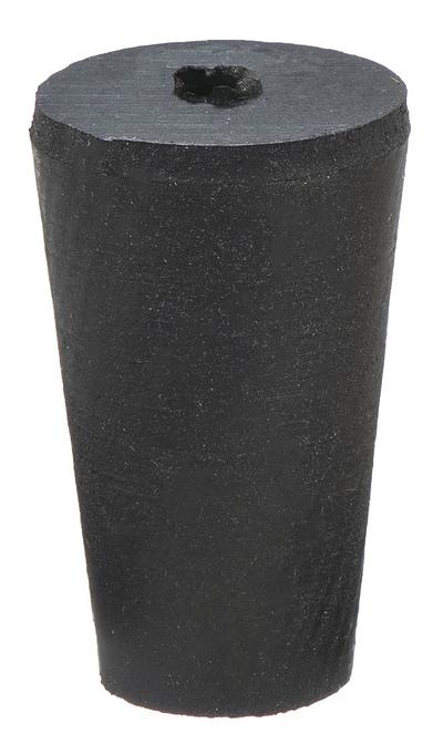 APPROVED VENDOR Stopper: SBR Rubber, 1 Stopper Size, 14 mm Bottom Dia, 19 mm Top Dia, 25 mm Overall Ht - Rubber Stoppers