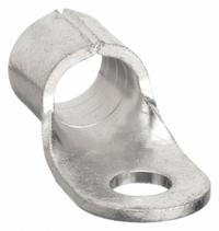 BURNDY Ring Terminal: Bare, #10 Stud Size, 4 AWG to 4 AWG Wire Sizes, 600 V, Brazed Barrel & Seam (MPN YAD4CM5E10). Key specifications — Brand: BURNDY; Series: Y750.