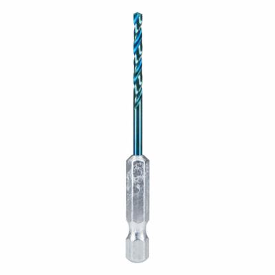 SPYDER Twist Drill Bit: 7/64", 137° Split Point, TiCN High Speed Steel - Spyder Mach-Blue Drill Bits