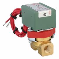 REDHAT Solenoid Valve: 2-Way, Normally Closed, 1/4 in Pipe Size, 110V AC/120V AC, Watertight (MPN 8210B020). Key specifications — Pipe Size: 1/4 in; Voltage: 110V AC; Brand: REDHAT; Coil Enclosure: Watertight.