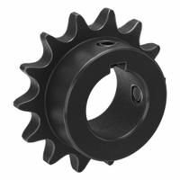 TSUBAKI Single Strand Sprocket: 40, For 1/2 in Chain Pitch, 1 in Bore Dia, 14 Teeth, Steel (MPN 40B14F-1). Key specifications — Brand: TSUBAKI.