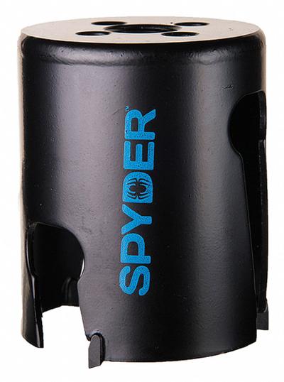 SPYDER Hole Saw: 2 1/8 in Saw Dia., 1 Teeth per Inch, 2 in Max. Cutting Dp - Multi-Material-Cutting Hole Saws without Arbor