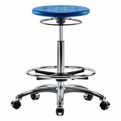 APPROVED VENDOR Stool: Polyurethane, Ht Range 23 1/2 in to 33 1/2 in, 13 in Seat Wd, 13 in Seat Dp - Polyurethane Lab Stools