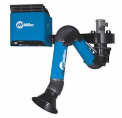 MILLER ELECTRIC Stationary Fume Extractor: 875 cfm, 7 ft Arm Lg, MERV 16, Filtair SWX-S (MPN 951516). Key specifications — Manufacturer Part Number: 951516; Brand: MILLER ELECTRIC; Input Voltage (Nominal): 120V.