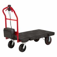 RUBBERMAID COMMERCIAL PRODUCTS Platform Truck Power Kit: 1,000 lb Load Capacity, 48 in Overall Lg (MPN 2173663). Key specifications — Material: Steel; Compatible Grainger Part Number: 4AAV6; Color: Black; Compatible Manufacturer Model Number: FG444100BLA; Brand: RUBBERMAID COMMERCIAL PRODUCTS; Manufacturer Part Number: 2173663; Battery Chemistry: Lithium Ion; Battery Size: maintenance free.
