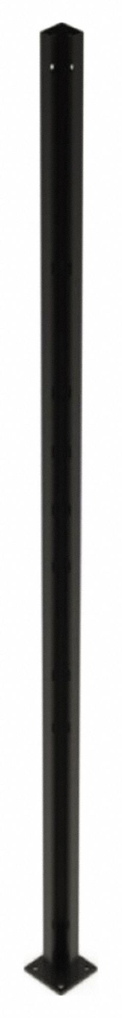 HUSKY RACK & WIRE Corner Post: 8 ft H, Black, Powder-Coated (MPN V5608). Key specifications — attr1283297: Powder-Coated; attr1283316: Steel; attr1283313: Yes; attr1283333: HUSKY RACK & WIRE.