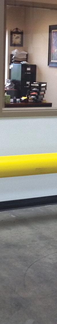 IDEAL SHIELD Guard Rail System: Mid-Rail Not Included, Straight, 14 3/4 in Top Rail Ht, Guardrail (MPN HGR-1-144-14-3/4-C-12). Key specifications — Color: Yellow; Material: HDPE; Rail Mounting Style: Core-In; Includes Mid-Rail: Mid-Rail Not Included.