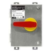 LEVITON Disconnect Switch: Non-Fusible, 60 A, Single or Three Phase, 600V AC, 304 Stainless Steel (MPN MDS6-AX). Key specifications — attr867146: 13; attr867131: LEVITON.