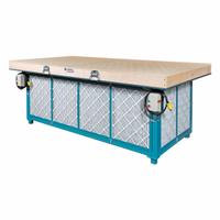 DYNABRADE Downdraft Table: 48 in W x 96 in L, 7,000 cfm, 115V AC (MPN 64657). Key specifications — attr1088547: DYNABRADE.