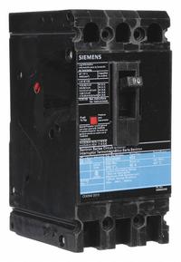 SIEMENS Molded Case Circuit Breaker: 90 A Amps, 10kA at 240V AC, Fixed, Load Side Lug, ABC, ED2 (MPN ED23B090). Key specifications — Phase Connection: ABC; Instantaneous Trip: Fixed; Terminal Connection: Load Side Lug; Series: ED2; Max. AIR Rating: 10kA at 240V AC.
