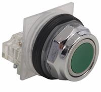 SCHNEIDER Push Button Operator: Non-Illuminated, Flush Profile, 30 mm, 1NC/1NO/1NO/1NC (MPN 9001KR1GH5Y238). Key specifications — Brand: SCHNEIDER; Action: Momentary; Series: 9001K.