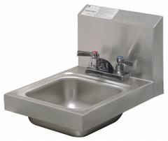 ADVANCE TABCO Hand Sink: 1 Stations, 5 in Bowl Dp, 9 in Bowl Lg, 9 in Bowl Wd, Faucet Included (MPN 7-PS-22). Key specifications — Includes Side Splash: Side Splash Not Included; Brand: ADVANCE TABCO.