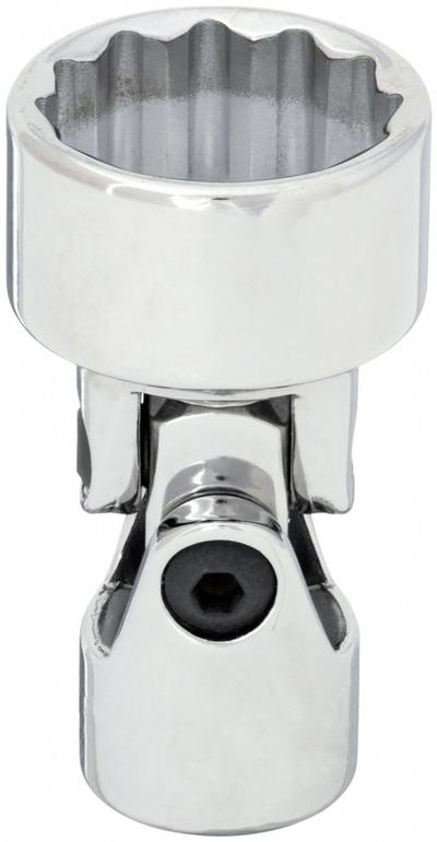 WESTWARD Socket: Metric, 3/8 in Drive Size, 22 mm Socket Size, 12-Point, Std, Chrome - 3/8" Drive Hand Sockets