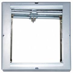 Ceiling Radiation Damper: Steel, AKFH1, 908RJ7/908RJ9, (2) 1 in #6 Screws, Ceiling Radiation Damper (MPN AKFD1R). Key specifications — Product Type: Ceiling Radiation Damper; Material: Steel; Compatible Grainger Part Number: 908RJ9; Compatible Manufacturer Model Number: AKFH1; Brand: AIR KING; Includes: (2) 1 in #6 Screws.