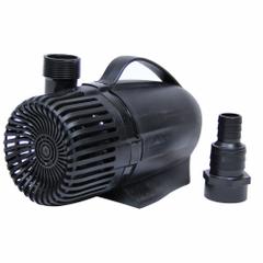 Waterfall Pump: 3/32 hp, 120V AC, Plastic housing, 16 ft Max Head (MPN 52717). Key specifications — Pump Type: Waterfall Pump; Brand: POND BOSS; Manufacturer Part Number: 52717; Nameplate Voltage: 120V AC; Discharge Connection: 1-1/4 in Barbed.