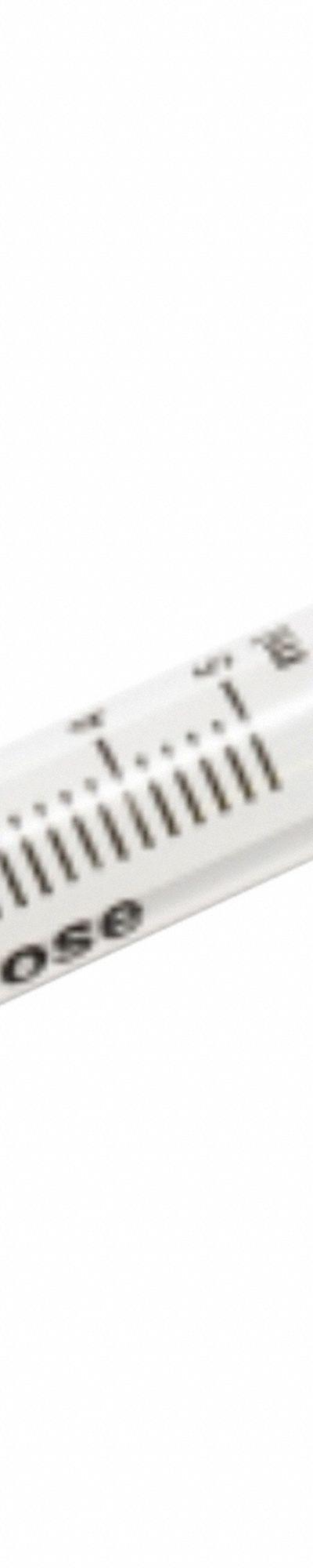 EZ DOSE Chromatography Syringe: 5 mL Capacity - Luer Lock Syringes