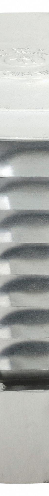 Vent Cap: Louvered Hood Venting, Vented Rain Cap, Round, 6 in Duct, 3105, Aluminum, Silver Finish (MPN 6CW). Key specifications — Screen Included: No; Backdraft Damper Included: No; Brand: AMERI-VENT; Product Type: Vent Cap; Color: Silver; Connection Type: Press Fit; Type of Cap/Hood: Wall Cap; Material of Cap/Hood: Aluminum.