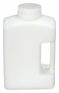 APPROVED VENDOR Reagent Bottle: 2 L, 67 fl oz, HDPE, Colorless, 63-415 mm Screw Closure Size, Clear (MPN 6FAP4). Key specifications — Body Color: Colorless; Brand: APPROVED VENDOR; Closure Included: Yes; Graduated: No.